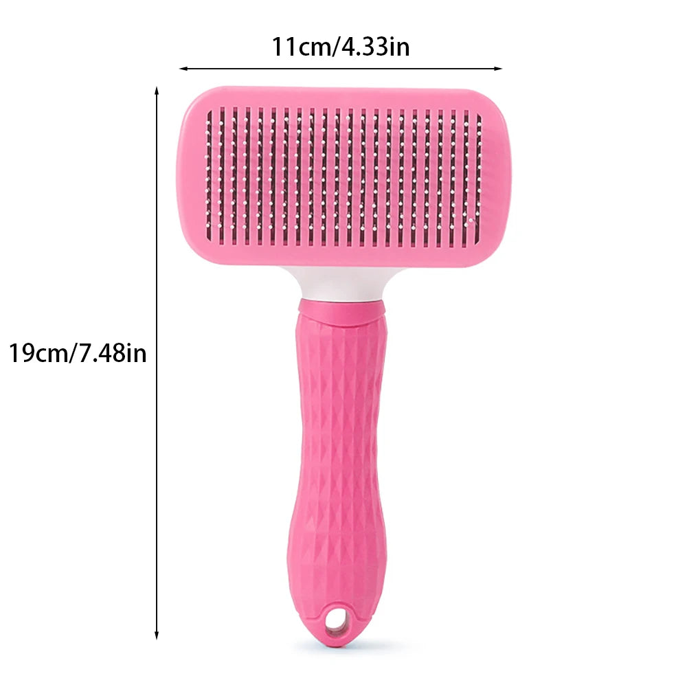 Self-Cleaning Pet Grooming Brush