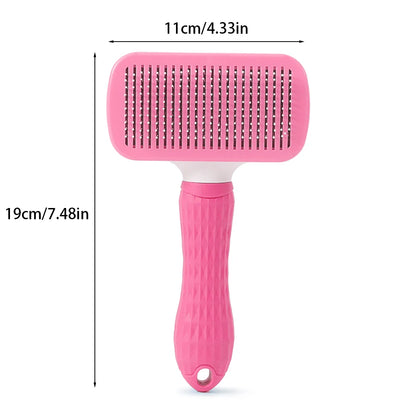 Self-Cleaning Pet Grooming Brush