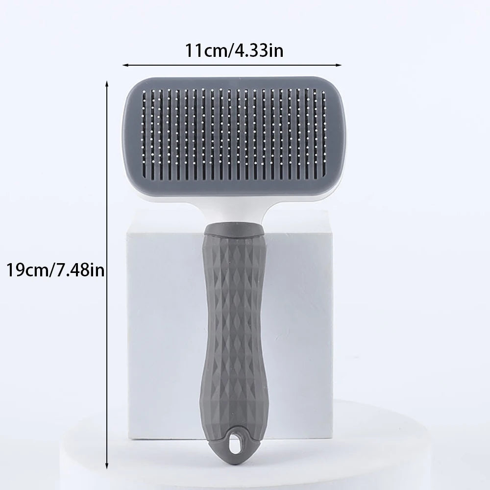 Self-Cleaning Pet Grooming Brush