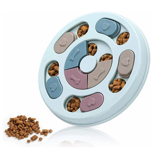 Interactive Slow Feed Puzzle Bowl