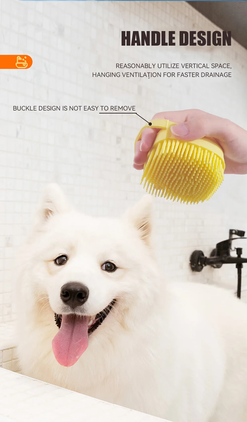 Pet Grooming Massage Brush