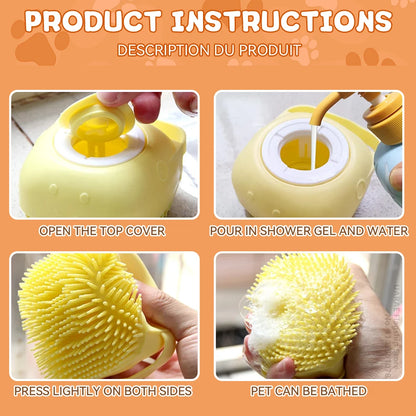 Pet Grooming Massage Brush