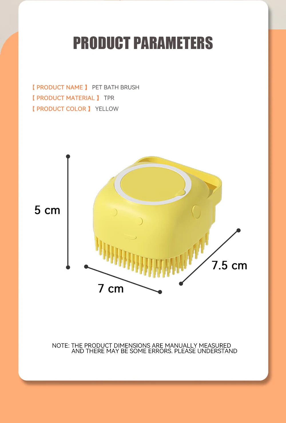Pet Grooming Massage Brush