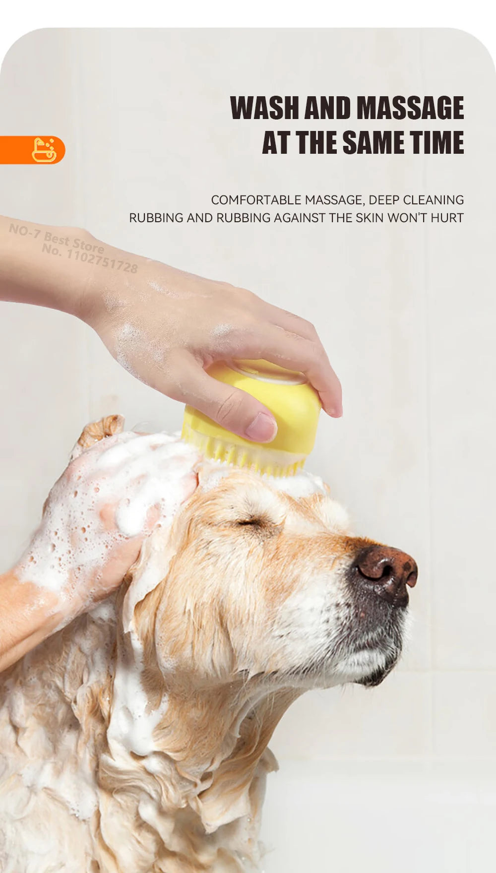 Pet Grooming Massage Brush