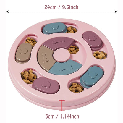 Interactive Slow Feed Puzzle Bowl